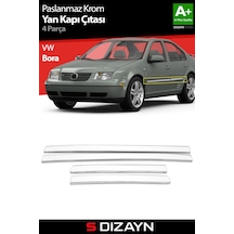 S-Dizayn Vw Bora Krom Yan Kapı Çıtası 4 Prç 1998-2004