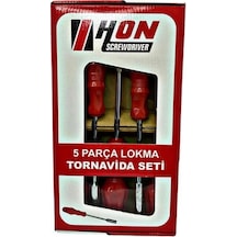 5 Adet Lokma Anahtar Tornida 6/7/8/10/13/mm Metal Altıgen