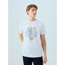 Loft Beyaz Erkek T-shirt Lf2039570 Beyaz