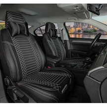 Volkswagen Touran Lüx Deri Oto Koltuk Kılıfı Ön/Arka Set (493905207)