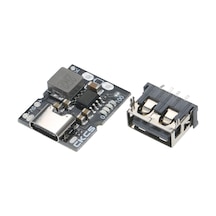 Xiyyadms 5v 2a Li-poly Batarya Şarj-deşarj Modülü, Type-c Girişli, Usb-a Femele Soketli, 92.5% Dönüşüm Verimliliği Standart Sürüm