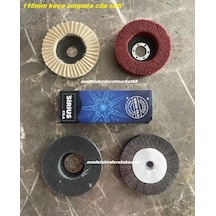 Dmr 115mm Keçe Zımpara Cila Seti Balta Bıçak Bileme Parlatma Cila Set 5pcs