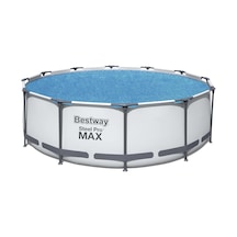 Bestway Flowclear Güneş Örtüsü, Ø 356 Cm, Yuvarlak 366 Cm Ve 396 Çok Renkli