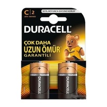 Duracell C Boy Orta Pil 2'li Paket