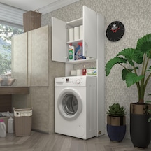 Kenzlife Çamaşır Makinesi Dolabı Veronika Byz 180*066*20 Banyo Çi