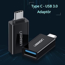 Usb 3.0 Type-c Dönüştürücü Adaptör, Beyaz