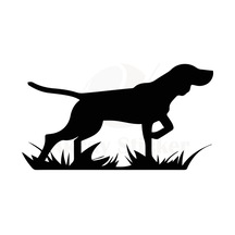 Av Köpeği Tasarım Oto Sticker 4x4 Siyah 20 10 Cm
