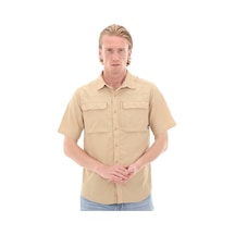 F0A4T19Lk51-R The North Face M S-S Sequoıa Shırt Erkek T-Shirt Bej 001