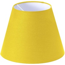 Abajur Başlık Sarı Konik Şapka 25x15x20 CM Dekoratif Tasarım Sarı