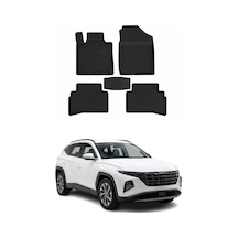 Hyundai Tucson 4 2021-2026 Uyumlu 4d Havuzlu Paspas Kauçuk Siyah 5 Parça