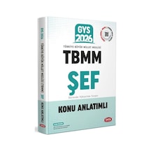 Data 2026 Gys Tbmm Şef Konu Anlatımı Görevde Yükselme Data Yayınları