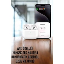 Yeni Nesil Bluetooth Kulaklık Anc Özelliği Yüksek Ses Kaliteli Renkli