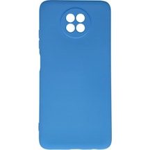 Xiaomi Redmi Note 9 5g Kılıf Nano İçi Kadife Silikon - Mavi Diğer