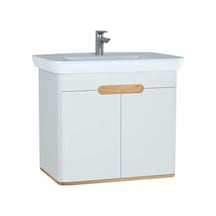 60785 VitrA Sento Kapaklı Lavabo Dolabı, Ayaksız, 80 Cm, Mat Beyaz Diğer