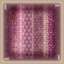 La Boutique 2486-02 Sura İpek 90x90 Karışık