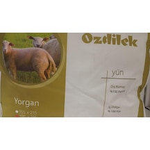 Özdilek Çift Kişilik Yün Yorgan Beyaz