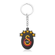 Galatasaray 5 Yıldız Siyah Arma Silikon Anahtarlık Gssıl26002