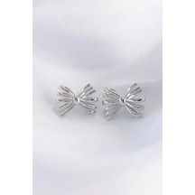 Pirinç Gümüş Renk Fiyonk Küpe Eb-53-vice/ 1395 2689 Çok Renkli