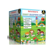 Aktivitelerle Dikkat Geliştirme Seti (3 Süper Kitap)