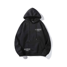 Altamira Kadın Los Angeles Yazı Detay Baskılı Kapüşonlu Sweatshirt 001