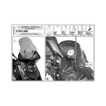 Kappa D292Kıtk Kymco Dınk 50-125-200 06-16 Rüzgar Siperlik  Bağl