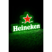 Heineken Tasarımlı Dekoratif Gece Lambası Çok Renkli