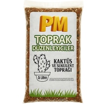 Kaktüs Ve Sukulent Saksı Toprağı Karışımı 5 Litre Kokusuz, Hızlı Drenajlı, Doğal İçerikli Özel Karışım 5 Litre