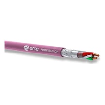 Erse Profıbus-dp-1x2x0.64 ,kesit 0.64mm² 2-damar/tek Telli Blendajlı Profibus Kablo