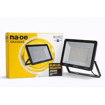 Na-de Grassias Slim Led Projektör 200w Ip66 18.000 Lümen