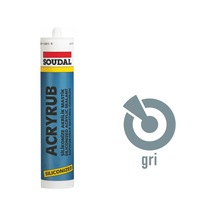 Soudal Silikonize Akrilik Gri Mastik 500 Gr