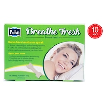 Pufai Breathe Fresh Burun Bandı Standart Boy 10'lu x 10 Paket