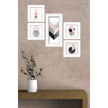 Collage Style 5 Parçalı Mdf Tablo Atf235 Çok Renkli - 713606146 Çok Renkli