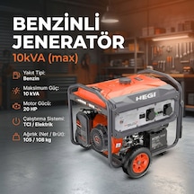 Hegı Benzinli Jeneratör 10kva Max -26947
