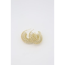 Vıp Küpe 14 K-17153 35mm Çok Renkli