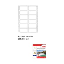 Tanex Tn-0017 Sürekli Form Etiketi 35X97MM