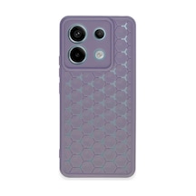 Xiaomi Redmi Note 13 Pro 5g Kılıf Petek Silikon Kapak - Lila -