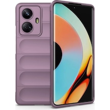 Newface Realme 10 Pro 5g Kılıf Optimum Silikon Semeglbl - 11 - Mor