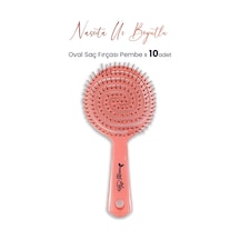 Nascita Professional Üç Boyutlu Oval Saç Fırçası Pembe X 10 Adet 0