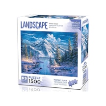 Ks Games 1500 Parça Dağ Ve Donmuş Göl Puzzle