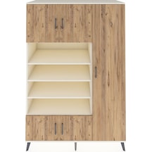 Kronos Dolap 11 Raflı 5 Kapaklı 132x59x195 Aytaşı-çam/aytaşı Aytaşı