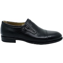 Zerhan 156 Erkek Siyah Makosen Hakiki Deri Klasik Ayakkabı