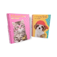 Dolphin Studıo Pets A5 Stickerlı Defter Pt-7786 Çok Renkli