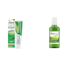 Aloe Dent Doğal Aloevera İle Ekstra Beyazlatıcı Diş Macunu 100 Ml X Aloedent Alkolsüz Ve Florürsüz Ağız Kokusu Önleyici Doğal Ağız Bakım Suyu 250 Ml