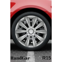 Chevrolet Rezzo 15 İnç Jant Kapağı 4 Adet Gri G118 Rand