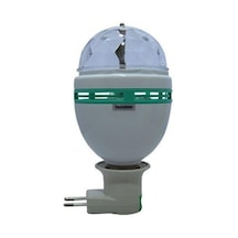 Zhltools Döner Renkli Led Başlıklı Led Disko Topu Gece Lambası Çok Renkli