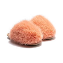 Twigy Twıgy Tw Somon Kadın Peluş Ev Terliği 37/41
