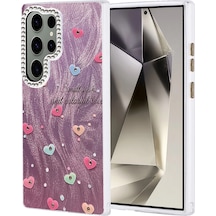 Samsung Uyumlu Galaxy S23 Ultra Kılıf Blade Aynalı Desenli Kapak Desen 8