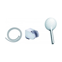 Creavit SH121 Kireç Kırıcılı El Duşu Seti (Yuvarlak) Krom