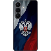 Samsung Galaxy S26 Uyumlu Rusya Arması Baskılı Silikon Kılıf Renkli