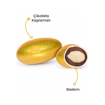 Parlak Altın Badem Draje 200 G
